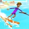 You are a brave stunts man trying to perform breathtaking water stunts with your water ski