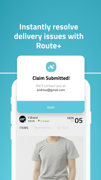 Route: Order & Package Tracker
