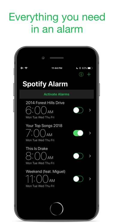 Spotify Alarm Clock
