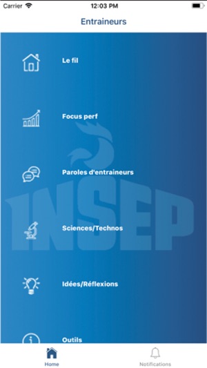 Insep - Lettre des entraîneurs