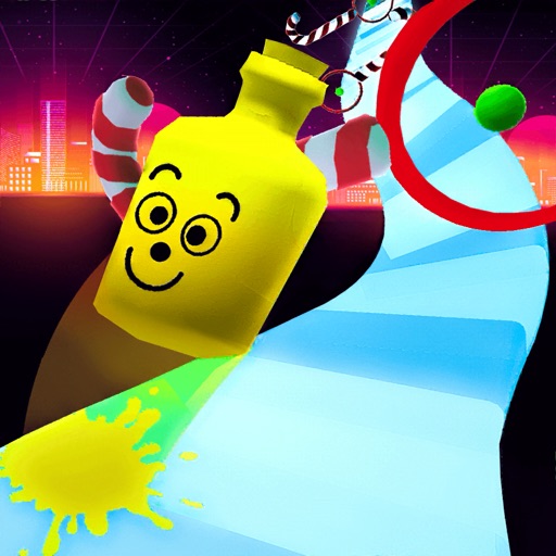 Happy Bottle Rush Icon