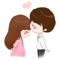 Stickers of kisses for everyone, share them with your friends
