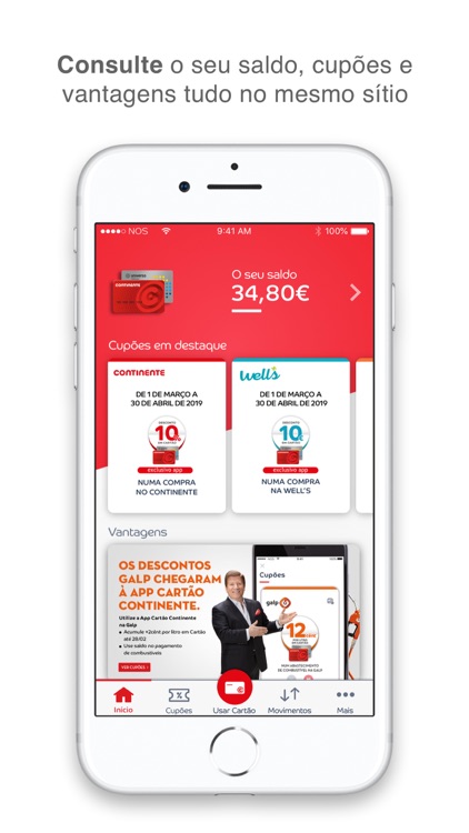 Cartão Continente
