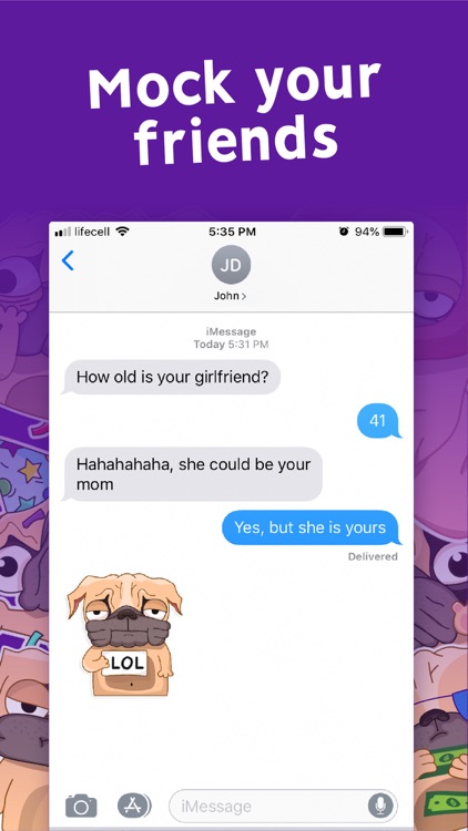 Pugly the Dog Emoji Stickers screenshot-3
