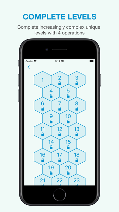 HexaMath - Brain Training Gym screenshot 2