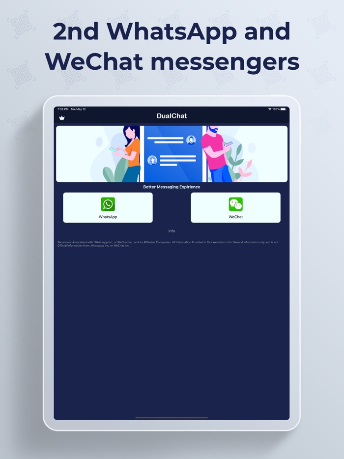 DualChat for WhatsApp  WeChat