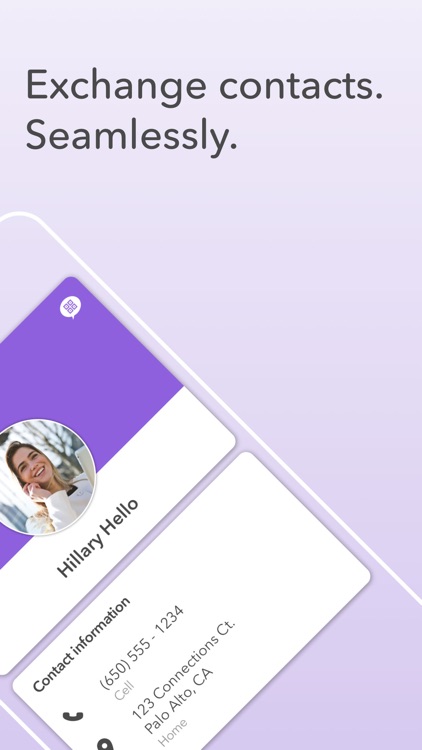 HiHello Contact Exchange