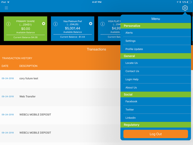 Ohio Healthcare FCU for iPad(圖5)-速報App