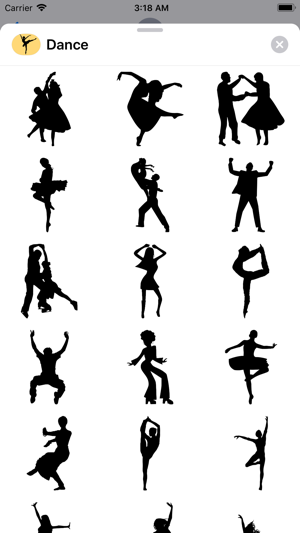 Dance Silhouette Stickers(圖2)-速報App