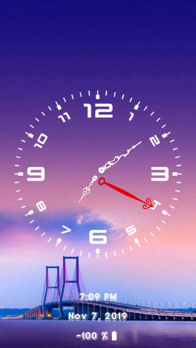 Analog Clock-Face Clock Widget screenshot 4