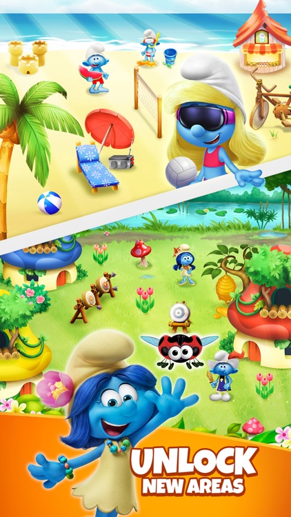 Smurfs Bubble Shooter Game screenshot-4