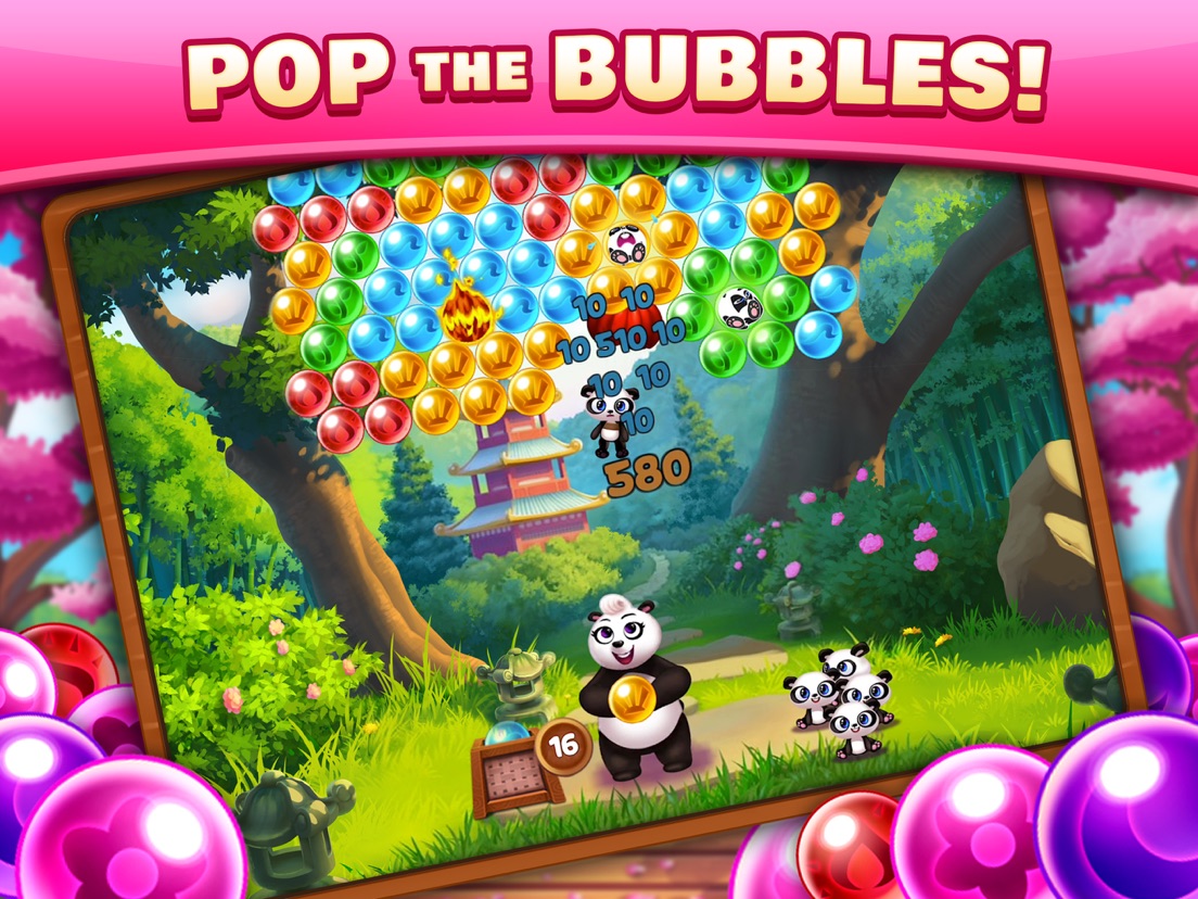 panda pop bubble shooter music