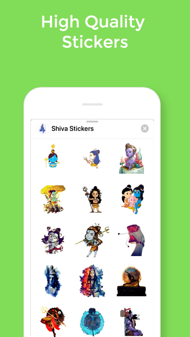 How to cancel & delete Shiva Stickers from iphone & ipad 3