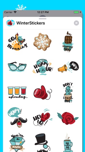 Winter, Snow & Coffee Stickers(圖4)-速報App