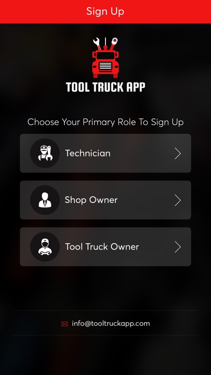 TOOL TRUCK APP