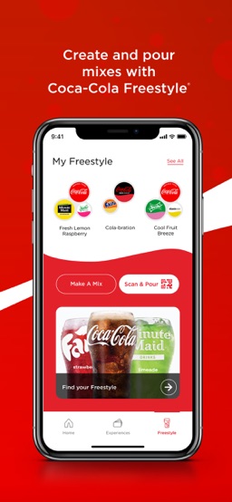 Coca-Cola® app screenshot