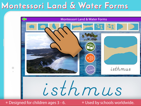 Montessori Land & Water Forms - náhled