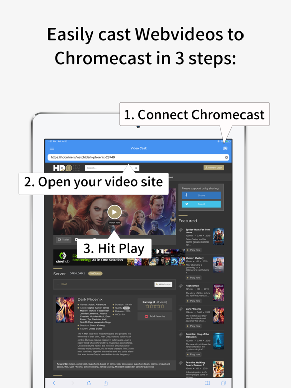 Video Stream for Chromecast screenshot 2