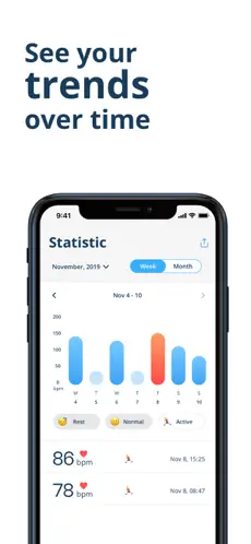 Tangkapan 4 Heart Rate Monitor - Pulse HR iphone