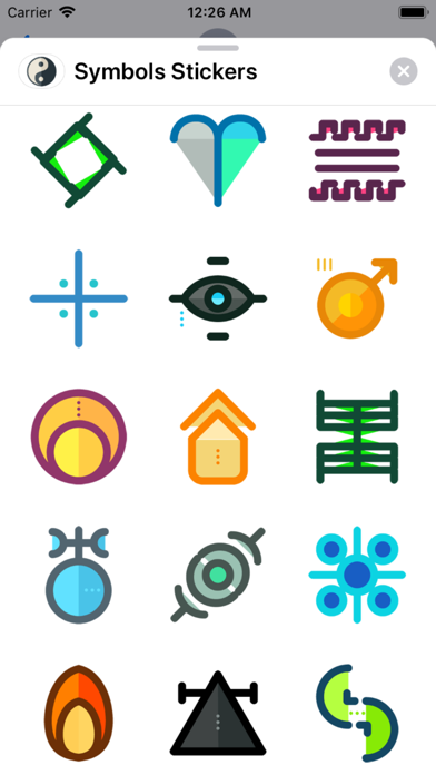 Symbols Stickers Screenshot 1