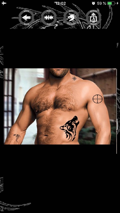 Tattoo stickers photo editor 2.0 IOS -