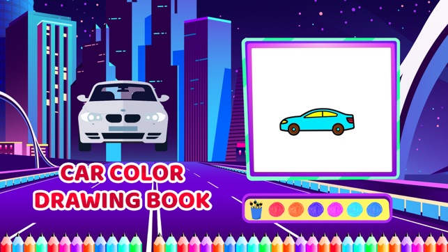 Car Colour Drawing Book(圖4)-速報App