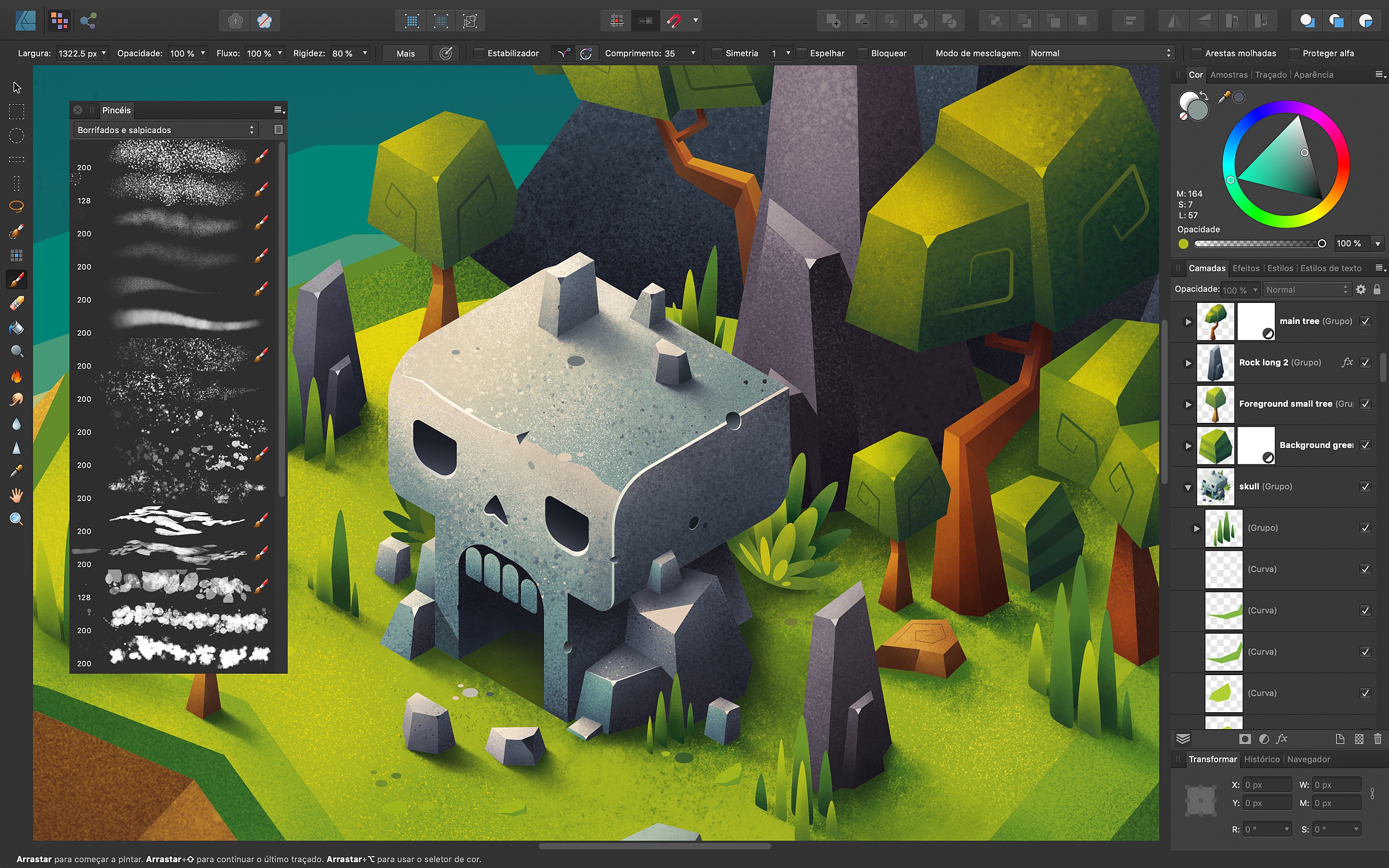 Screenshot do app Affinity Designer