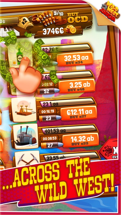 Wild West: Idle Tycoon Clicker