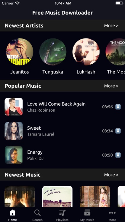 Music Downloader & Player