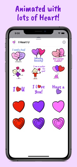 I Heart U Animated Stickers(圖3)-速報App