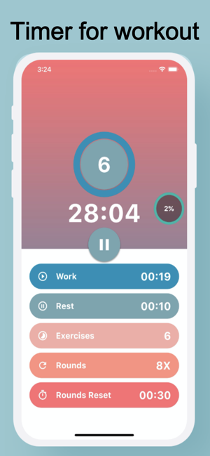 Tabata Timer - Home Workout(圖2)-速報App