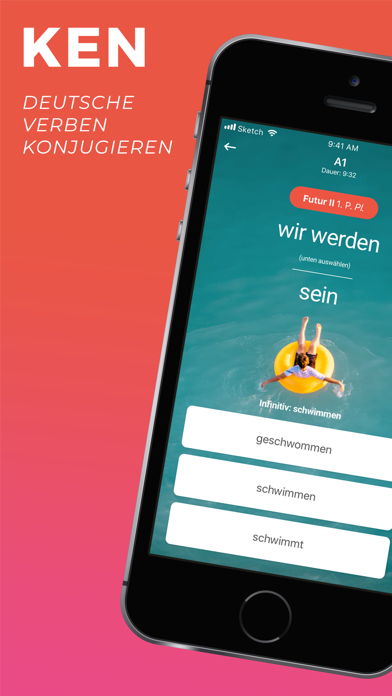 How to cancel & delete KEN Verben konjugieren from iphone & ipad 1