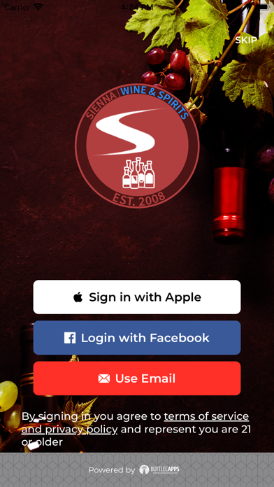 How to cancel & delete Sienna Wine & Spirits from iphone & ipad 1