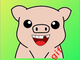 Cute Pig Sticker - dbl