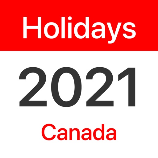 Canada Statutory Holidays 2021 by AppNextDoor Labs