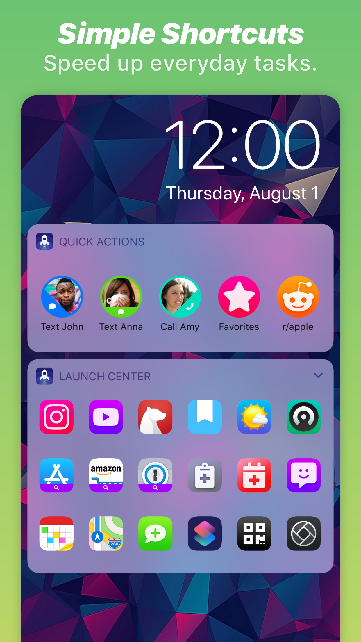 Screenshot do app Launch Center Pro - Icon Maker