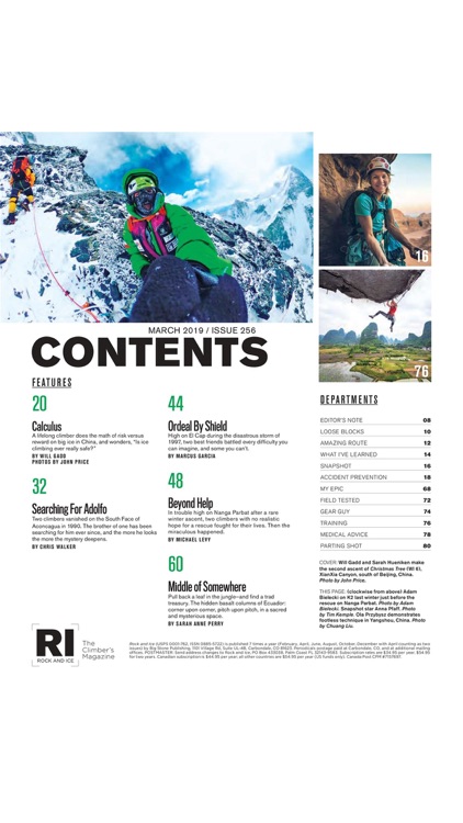 Rock and Ice Magazine