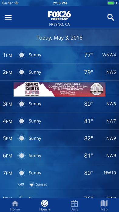 KMPH News FOX Forecast screenshot 3