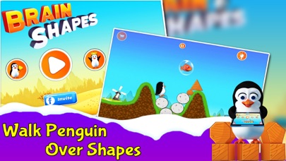 Brain Shapes - Feed Penguins screenshot 2