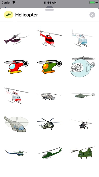 Lotsa Helicopter Stickers