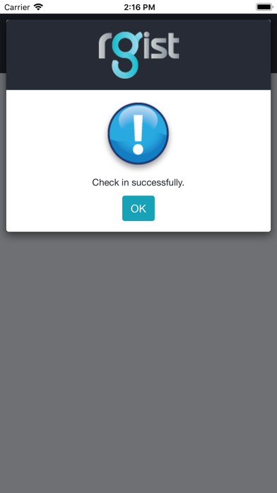 TMS Check-In screenshot 3