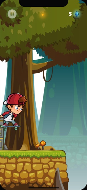 Ben SkateBoy: Forest Hero Run