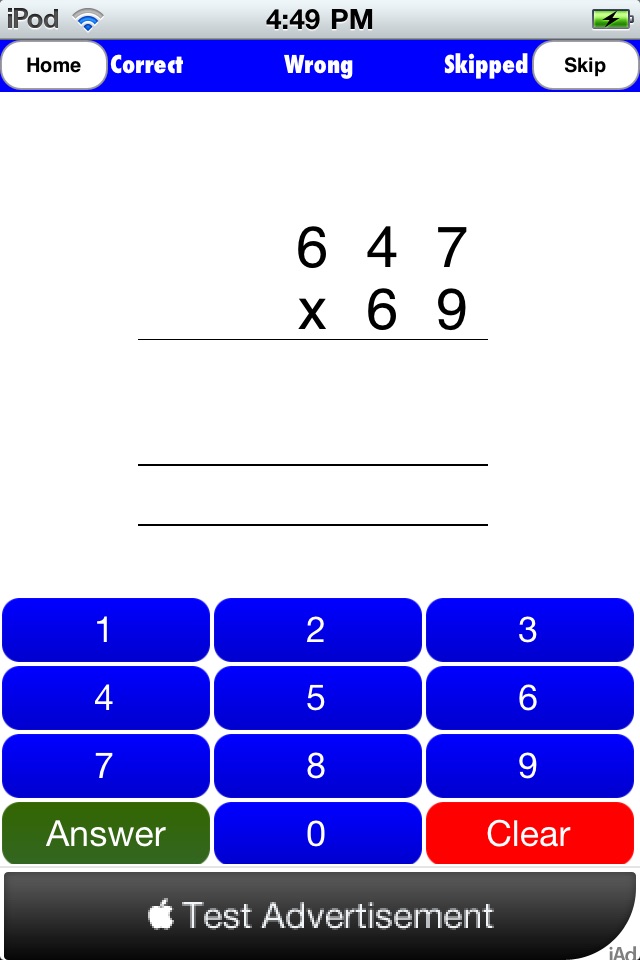 Long Multiplication Drills screenshot 2