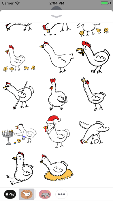 Happy Chickens Stickers screenshot 3