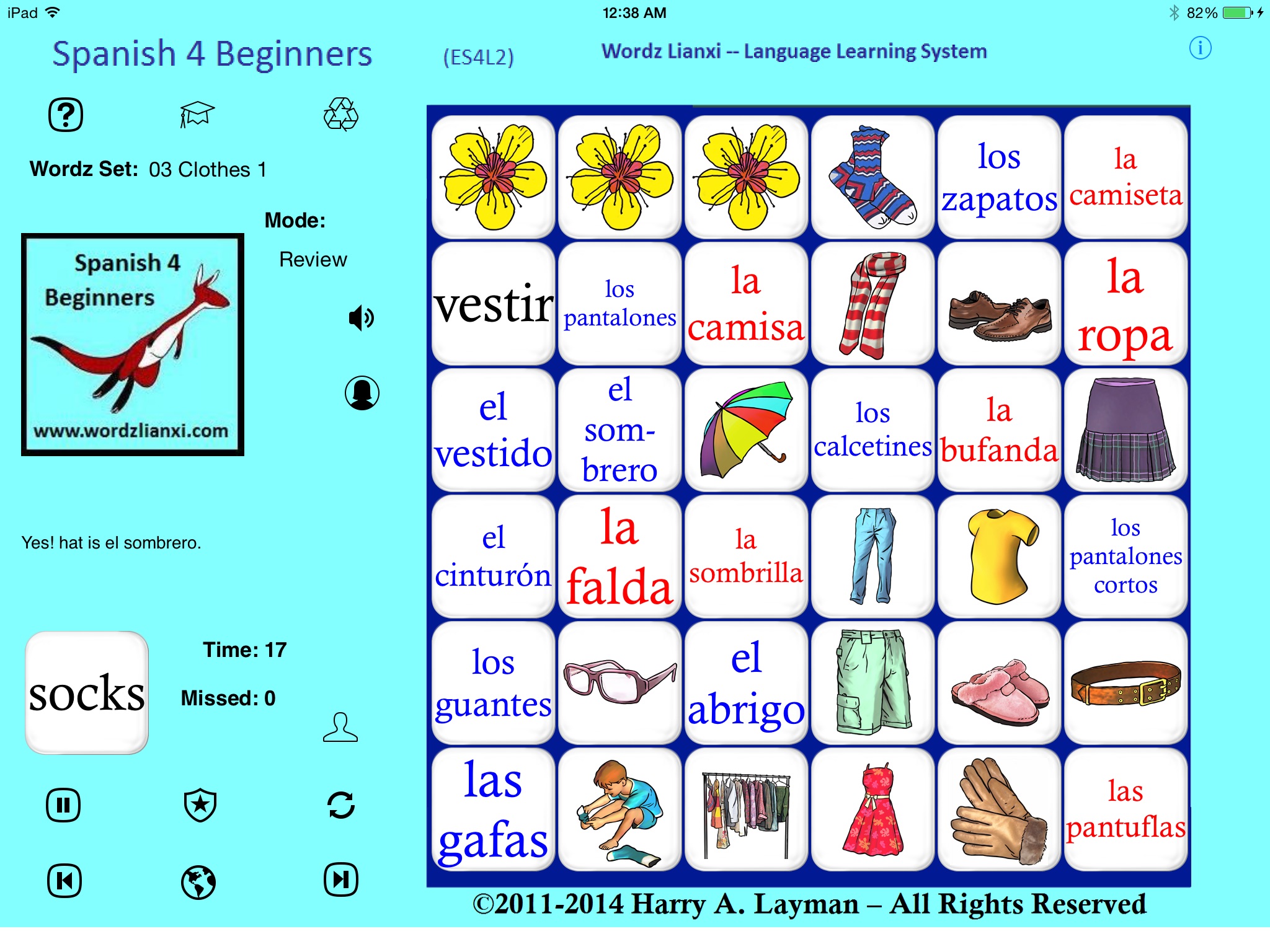 Spanish Words 4 Beginners screenshot 3