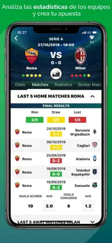 Screenshot 1 BetMines Pronosticos de Fútbol iphone