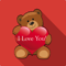App Icon for Teddy Valentine Bear Stickers App in Uruguay IOS App Store