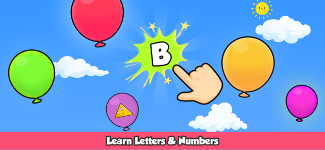 Balloon Pop Baby Learning Game(圖5)-速報App