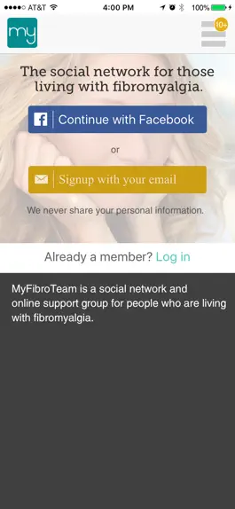 Game screenshot Fibromyalgia Social Network apk