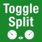 The Toggle Split timers consist of two stopwatches each with a split timer